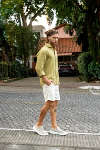 Camisa Amalfi 100% linho - Linha Resort