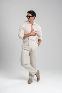 Camisa Amalfi 100% linho - Linha Resort