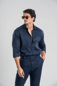 Camisa Amalfi 100% linho - Linha Resort
