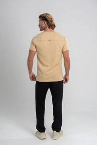 Henley Gold Manga Curta - Linha Essential