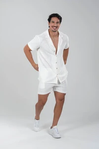 Camisa Paradizo Tricô Texturizada Gola Cubana - Linha Urban