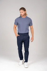 Camiseta Rich Textura Gola Média - Linha Rich