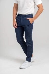 Calça Chicago Risca de Giz Ajuste - Linha Rich