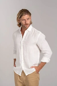 Camisa Amalfi 100% linho - Linha Resort
