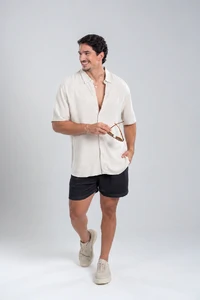 Short Linho Cut - Linha Resort