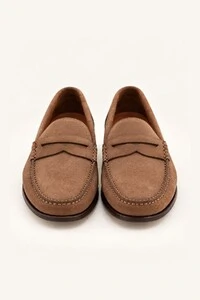 Loafer Heritage Club Camurça Marrom