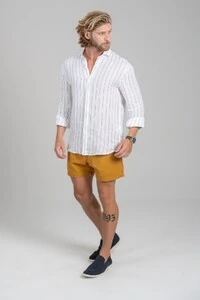 Short Linho Cut - Linha Resort