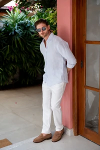 Camisa Amalfi 100% linho - Linha Resort