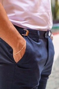 Calça Roman Alfaiataria Com Ajuste Cintura - Linha Rich