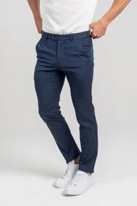 Calça Chicago Risca de Giz Ajuste - Linha Rich