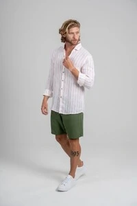 Camisa Amalfi 100% linho - Linha Resort