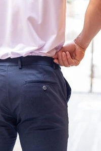 Calça Roman Alfaiataria Com Ajuste Cintura - Linha Rich