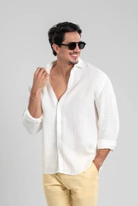 Camisa Amalfi 100% linho - Linha Resort