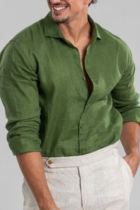 Camisa Amalfi 100% linho - Linha Resort