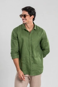 Camisa Amalfi 100% linho - Linha Resort