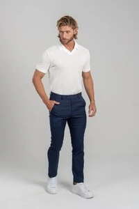 Calça Chicago Risca de Giz Ajuste - Linha Rich