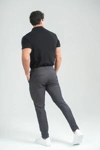 Camisa Polo Rich Tricô Texturizada Sem Botão - Linha Rich