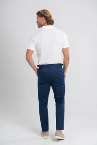 Camisa Polo Rich Tricô Texturizada Sem Botão - Linha Rich