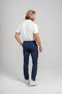 Calça Chicago Risca de Giz Ajuste - Linha Rich