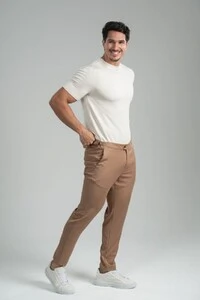 Calça Blaine Alfaiataria Com Ajuste Lateral - Linha Rich