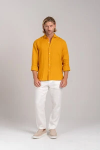 Camisa Amalfi 100% linho - Linha Resort