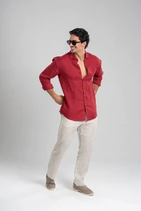 Camisa Amalfi 100% linho - Linha Resort