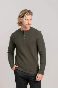 Henley Gold Manga Comprida - Linha Essential