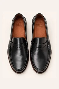 Loafer Heritage Club - Couro Liso Preto