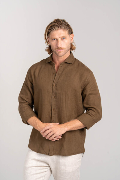 Foto Camisa Amalfi 100% linho - Linha Resort