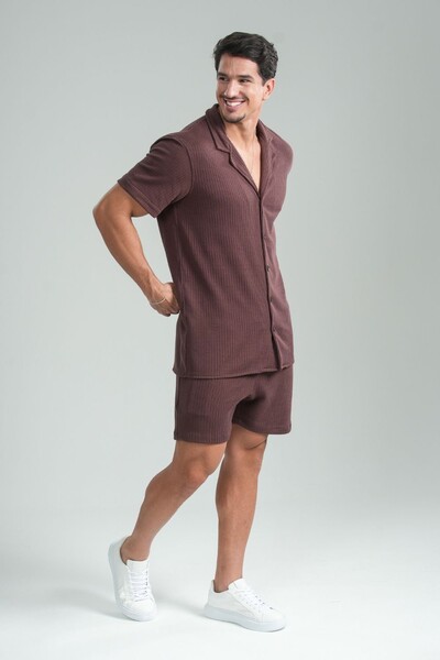 Foto Camisa Paradizo Tricô Texturizada Gola Cubana - Linha Urban