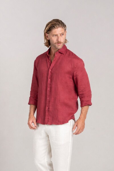 Foto Camisa Amalfi 100% linho - Linha Resort