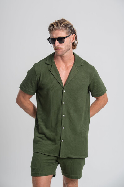 Foto Camisa Paradizo Tricô Texturizada Gola Cubana - Linha Urban
