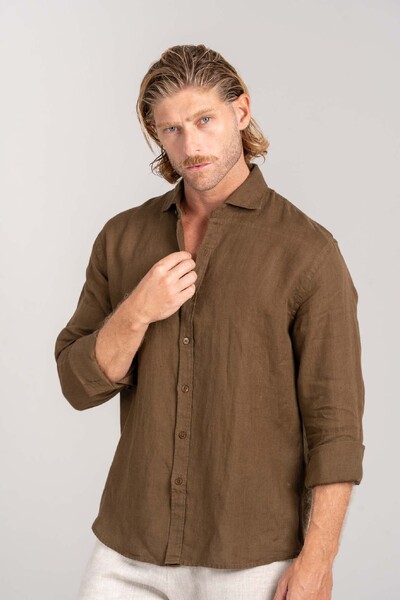 Foto Camisa Amalfi 100% linho - Linha Resort
