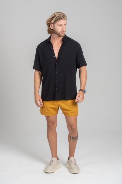 Foto Conjunto Camisa Great Time Preta + Short Cut Wester