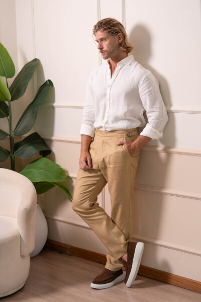 Foto Camisa Amalfi 100% linho - Linha Resort