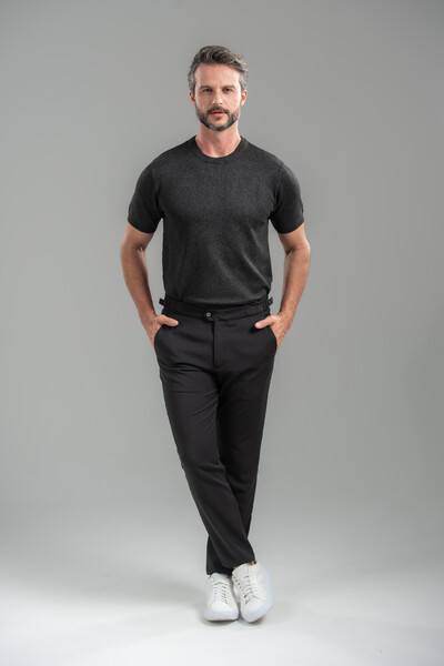Foto Calça Blaine Alfaiataria Com Ajuste Lateral - Linha Rich