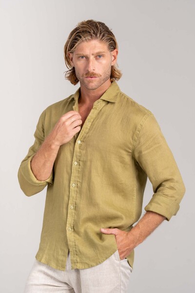 Foto Camisa Amalfi 100% linho - Linha Resort
