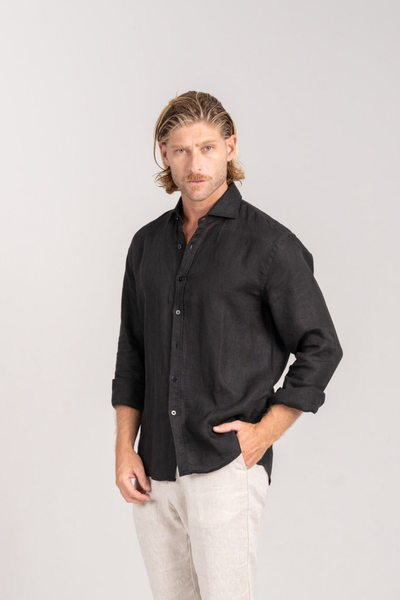 Foto Camisa Amalfi 100% linho - Linha Resort