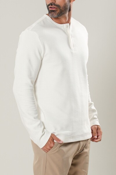 Foto Henley Gold Manga Comprida - Linha Essential