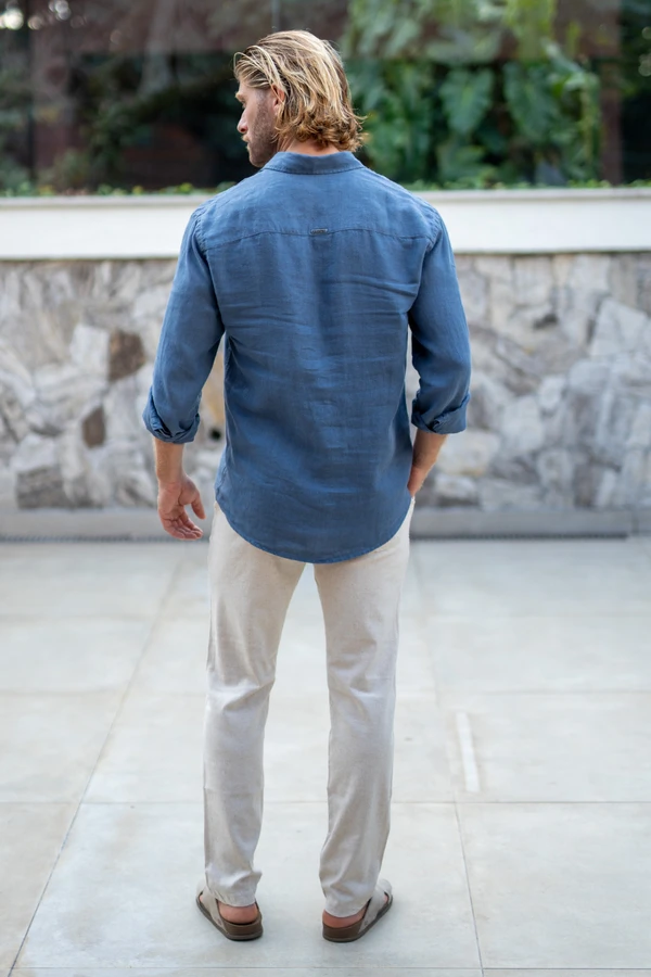 Camisa Amalfi 100% linho - Linha Resort