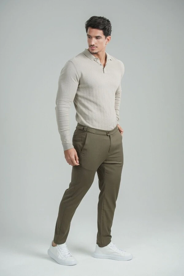 Calça Blaine Alfaiataria Com Ajuste Lateral - Linha Rich
