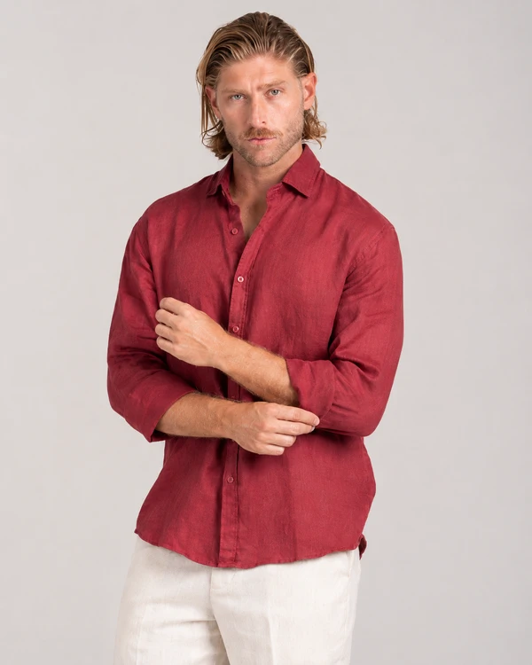 Camisa Amalfi 100% linho - Linha Resort