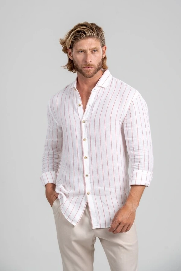 Camisa Amalfi 100% linho - Linha Resort