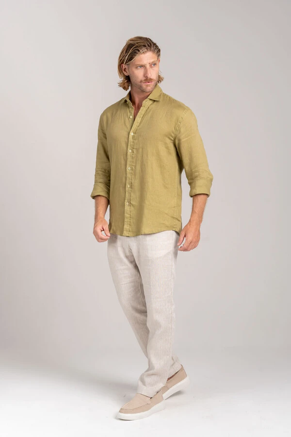 Camisa Amalfi 100% linho - Linha Resort
