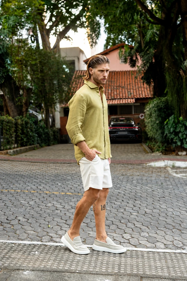 Camisa Amalfi 100% linho - Linha Resort