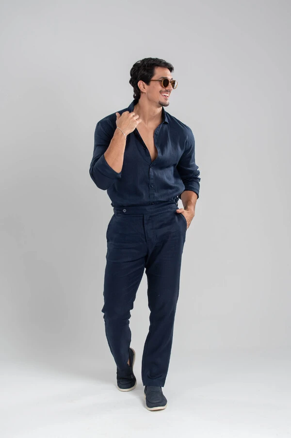 Camisa Amalfi 100% linho - Linha Resort