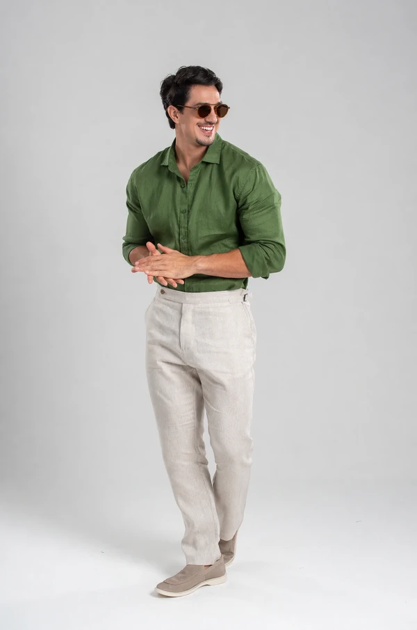 Camisa Amalfi 100% linho - Linha Resort