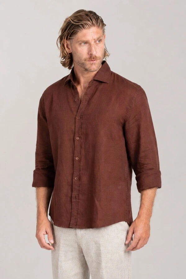 Camisa Amalfi 100% linho - Linha Resort