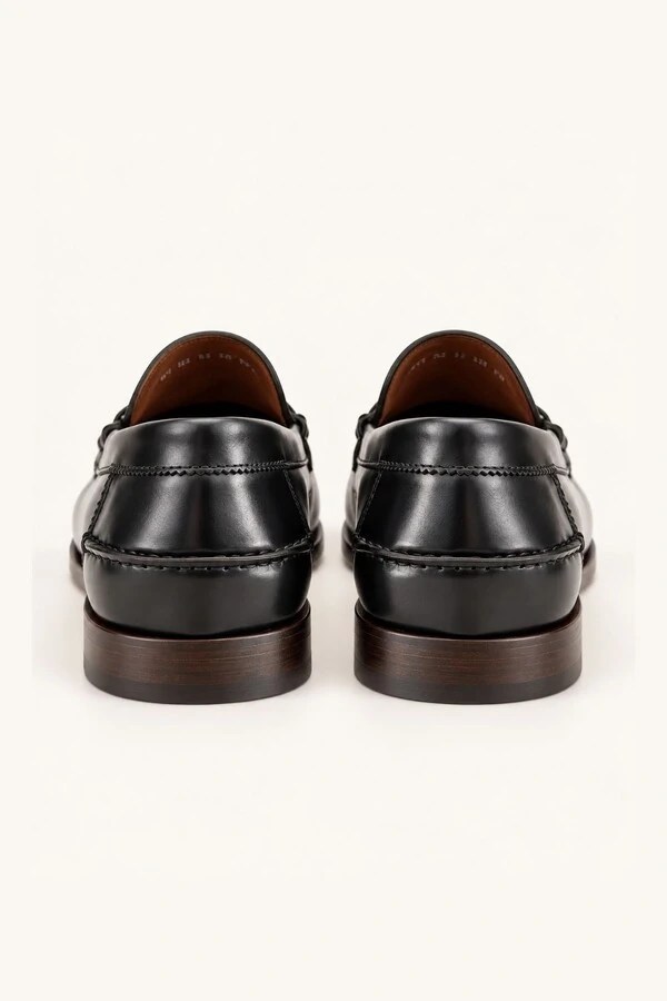 Loafer Heritage Club - Couro Liso Preto