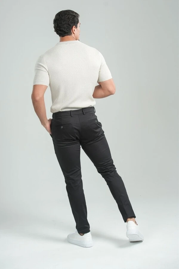 Calça Roman Alfaiataria Com Ajuste Cintura - Linha Rich